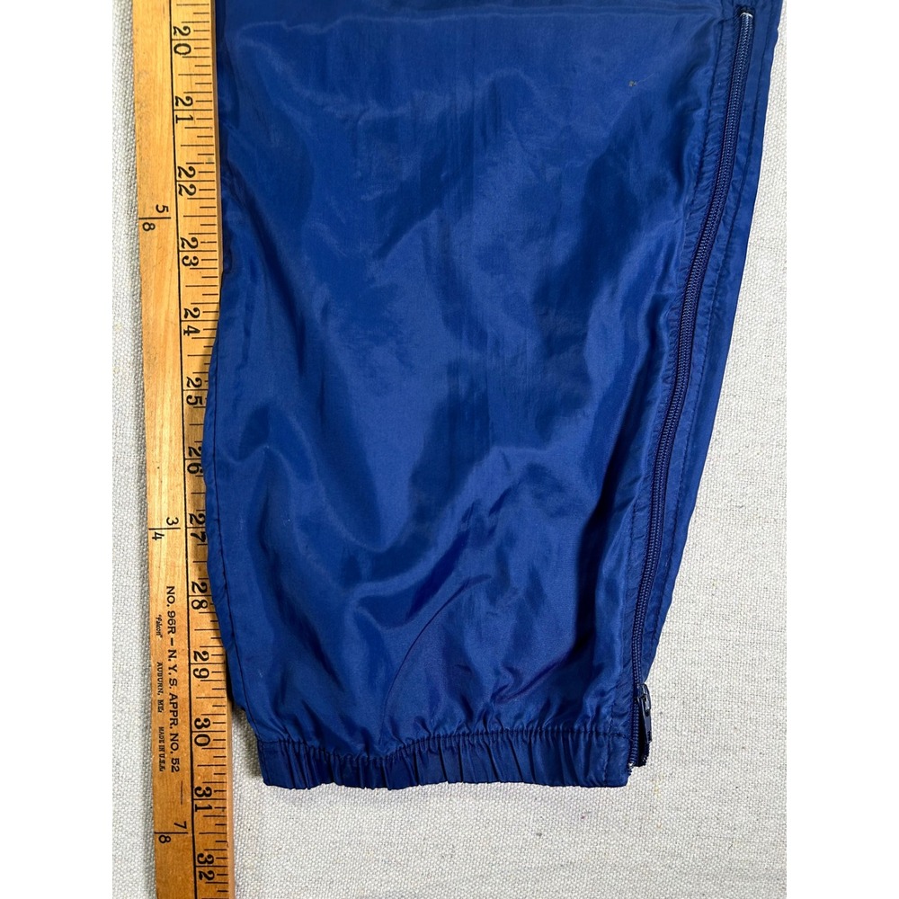 Vintage Nike Men's Large WindBreaker Pants Joggers Ankle Zip Sweatpants - Picture 2 of 9